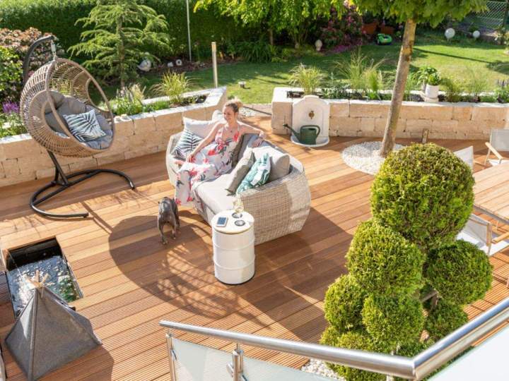 Création de surfaces extérieures sur mesure et design